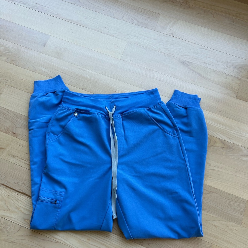 Figs Ceil Blue Jogger Scrub Pant